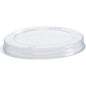 The transparent PS lid from Duni GmbH is flat, round with a raised edge and fits perfectly on container 127730. Perfect as a packaging solution for the catering industry. The package contains 3400 pieces.