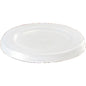 A transparent, round polystyrene lid from Duni GmbH, precise fit and stable, ideal for 111267 (50x50x5 mm). Pack of 2400 pieces.