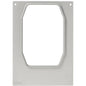 A rectangular metal cassette DF10/20 from Duni GmbH with rounded corners and an octagonal cutout, depicted on a white background. Suitable for PP bowl HMR 840, 1035, 1395ml. In the lower left corner is "140156". Package (1 piece).