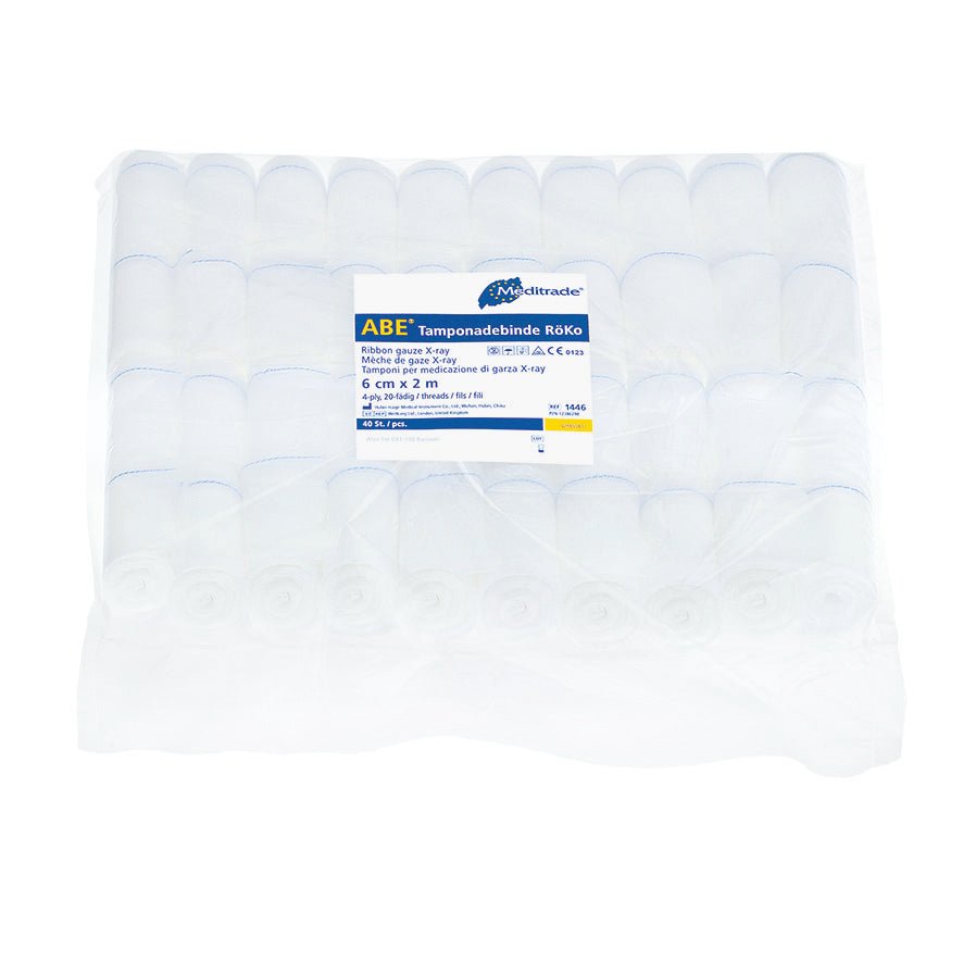Tamponade bandages, with RöKo