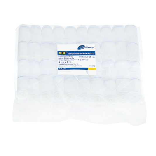 Tamponade bandages, with RöKo