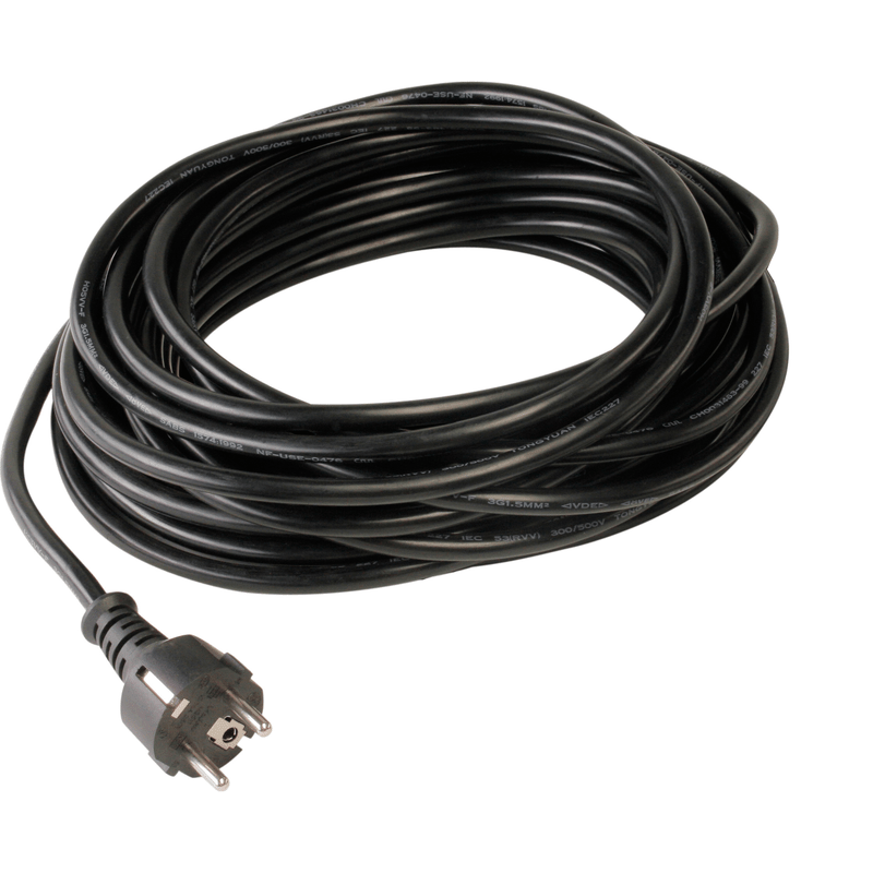 Numatic supply line for Numatic cable brush roller machines 12 m, black | Pack (1 piece)