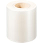 A large roll of Duni GmbH PP sealing film Antifog with a cardboard core, standing upright on a white background - perfect for antifog and food packaging applications.