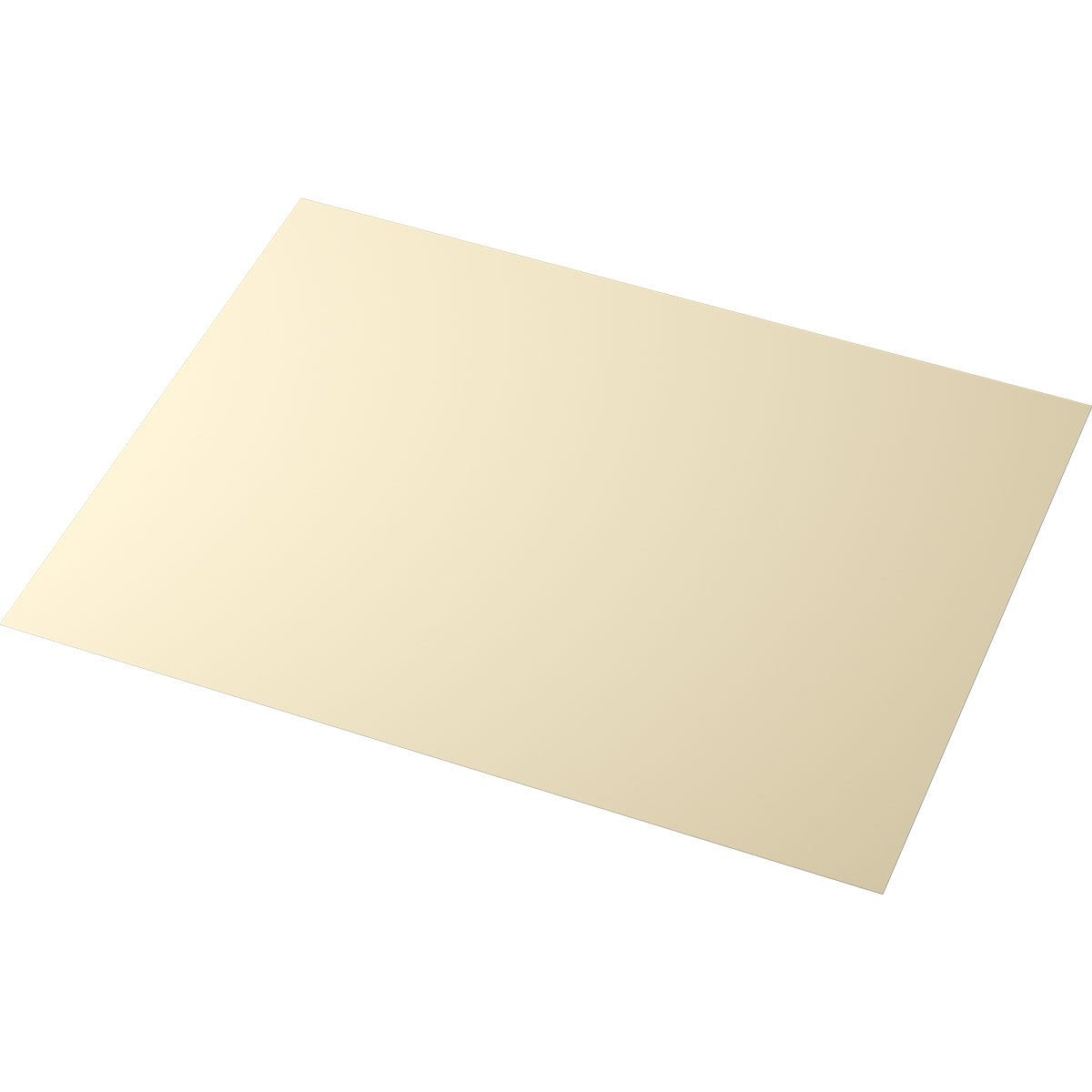 A Duni GmbH paper placemat (35x45 cm, cream) from a pack of 250 lies flat against a white background - ideal as an eco-friendly table protector for festive occasions.
