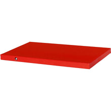 On a white background, there is a flat, rectangular, red gymnastics mat with a vinyl cover and a metal-reinforced corner eyelet depicted - perfect for fitness areas or as protection under the Duni GmbH warming plate 1/4 GN silver aluminum 164x265 mm, 15 mm thick.