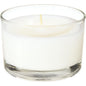 The candle jar "Ibiza" by Duni GmbH (approx. 18h, 58 x 85 mm) with a white candle and wick provides atmospheric lighting and is perfect as an elegant lantern for any occasion.