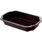 The food-safe PP tray Take-Away Black PP 250x159 by Duni GmbH is a black, rectangular box with slightly curved edges and a flat bottom, depicted against a white background.