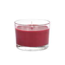 The candle jar "Ibiza" by Duni GmbH (approx. 18h, 58 x 85 mm) with red wax and white wick provides atmospheric lighting on a white background.