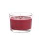 The candle jar "Ibiza" by Duni GmbH (approx. 18h, 58 x 85 mm) with red wax and white wick provides atmospheric lighting on a white background.