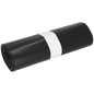 Pictured is a rolled-up DEISS garbage bag 575x1000x0.01 mm made of LDPE 70 l from EMIL DEISS KG (GmbH + Co.), secured with a white paper band, on a solid white background.