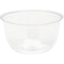 The Duni GmbH dessert bowl Transparent 95x95x50 mm is a clear, round bowl with a wide opening and smooth rim, perfect for serving desserts at parties. The pack contains 50 pieces. Ideal for sweets and events.