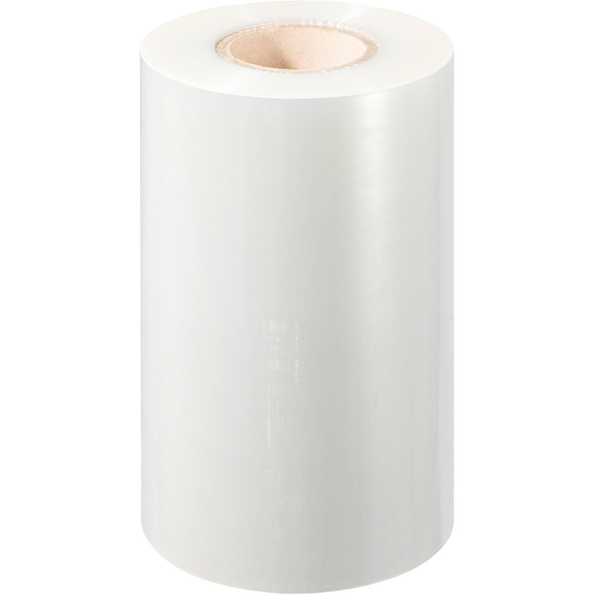 The Universal Film no Antifog universal by Duni GmbH with a sturdy cardboard core stands on a white background - ideal for a wide range of applications.