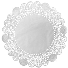 The round doily from Duni GmbH is a round, white doily with an elegant, lace-like edge and a solid-colored center, ideal for enhancing any setting with sophistication.