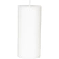 The pillar candle from Duni GmbH (100% stearin, 150 x 70 mm, approx. 50h) stands upright with a visible wick on a white background - an eco-friendly candle choice.