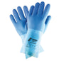 NITRAS BLUE POWER GRIP, chemical protection gloves, blue