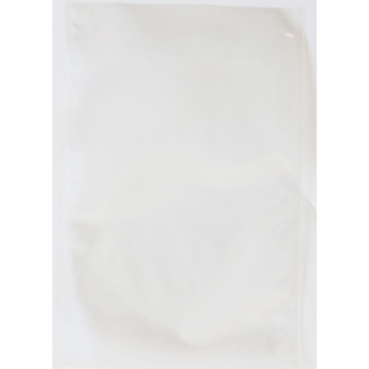Depicted is a translucent cooking bag, Transparent PE from Duni GmbH, against a white background. The edges of the garbage bag are visible, and its smooth, unmarked interior is clearly recognizable.