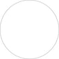 A thin black outline of a large, empty circle, centered on a white background - this is how the Dunilin coaster Ø 9 cm, white by Duni GmbH, presents itself, an elegant, unprinted white drink coaster to protect the table, available in a pack of 500.