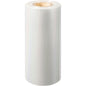 A large roll of PET sealing film Antifog PET from Duni GmbH with a cardboard core stands upright against a white background.