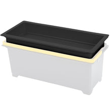 VERMOP preparation box for box 10 l, anthracite, 50 x 22 x 9 cm | 1 piece 