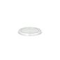 The Starpak 100 lid is a transparent, round PS plastic lid (Ø 6.7 cm, height 1 cm) on a plain white background. It is designed for disposable cups or containers, features a slightly raised edge, and is delivered in a pack of 100 pieces.