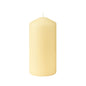The Duni GmbH pillar candles (150 x 70 mm) have a rounded tip, a central wick, and a burn time of up to 50 hours - perfect for a sustainable atmosphere.