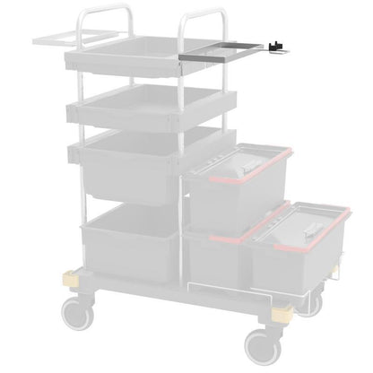 VERMOP holder for chemical center with handle holder on crossbar, 34 x 27 x 9 cm | 1 piece 