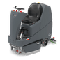 Numatic ride-on scrubber dryer TRL720/250T incl. charger and TenTec brushes red | Pack (1 piece)