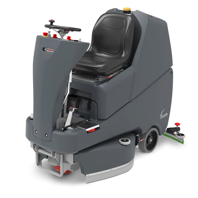 Numatic ride-on scrubber dryer TRL720/300T incl. charger and TenTec brushes red | Pack (1 piece)