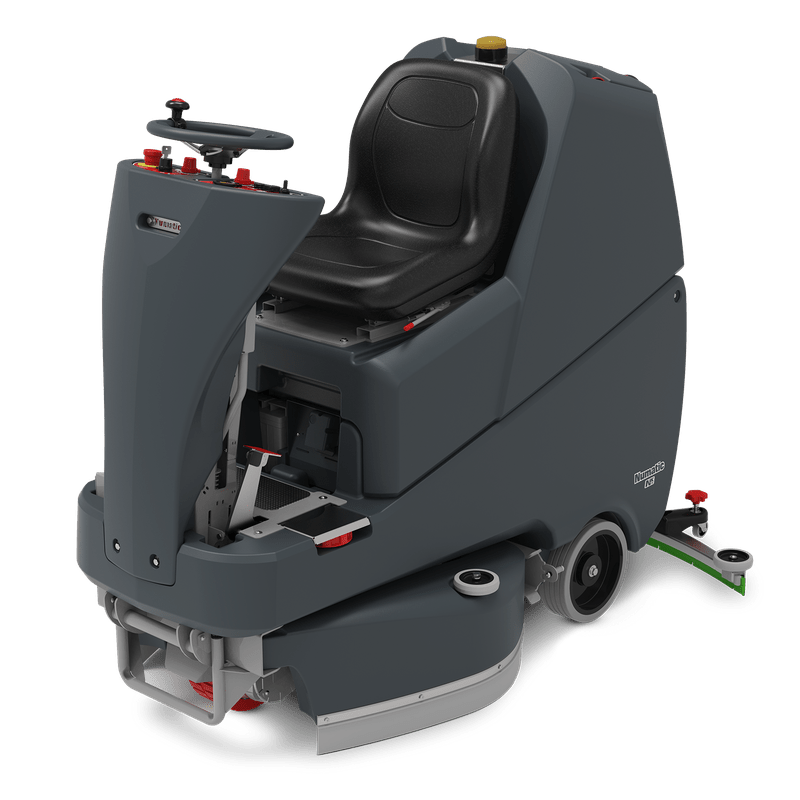 Numatic ride-on scrubber dryer TVL850/250T incl. charger and TenTec brushes red | Pack (1 piece)