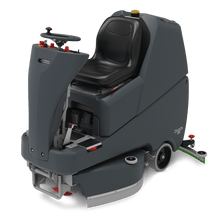 Numatic ride-on scrubber dryer TVL850/250T incl. charger and TenTec brushes red | Pack (1 piece)