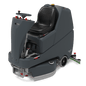 Numatic ride-on scrubber dryer TVL850/250T incl. charger and TenTec brushes red | Pack (1 piece)