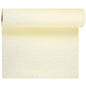 The Evolin table runner Tête-à-Tête 24 m x 0.41 m (20 sections) from Duni GmbH is ideal for a stylish table decoration or as a unique backdrop, adding elegance to any setting with its textured surface.