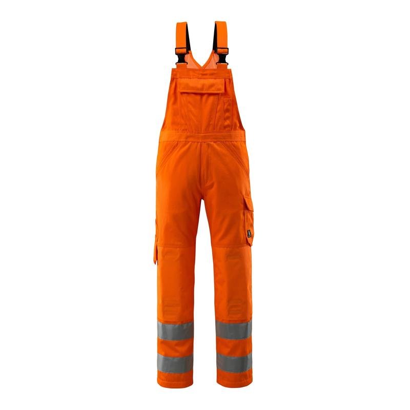 MASCOT® Devonport dungarees, hi-vis orange