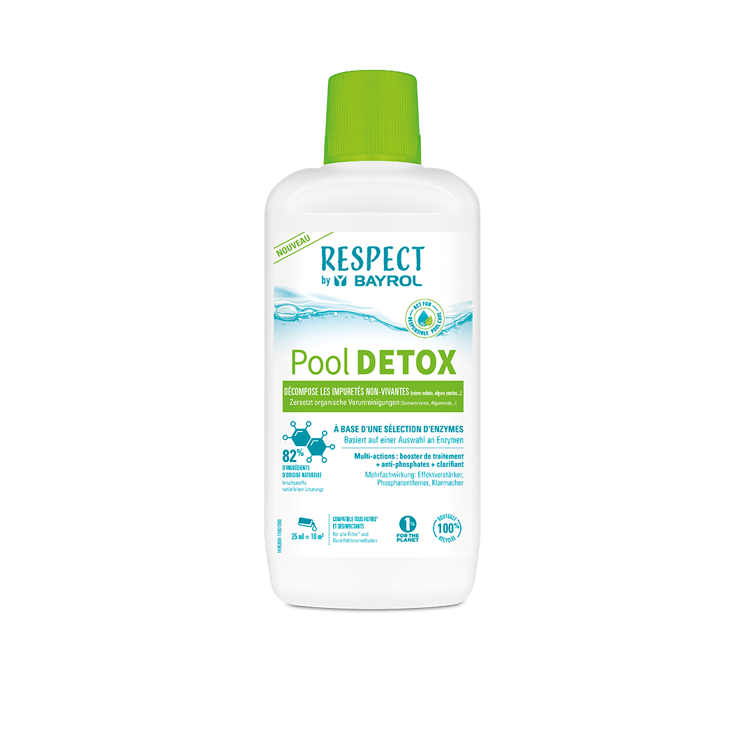 BAYROL Pool DETOX Decomposition of organic impurities, against phosphates | Bottle (1 piece) 