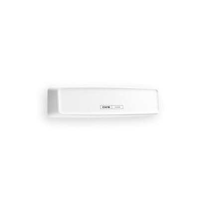 The CWS PureLine AirBar | Pack (1 piece) is a white, rectangular, wall-mounted device from the brand "CWS", designed for hygienic indoor air. Perfect for rooms requiring reliable air purification. Plain white background.