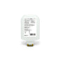 The CWS PureLine Foam Standard 600 ml is a transparent refill cartridge for foam soap dispensers, featuring a white label with information, ingredients, and barcode, as well as a yellow bottom nozzle. Brand: CWS.