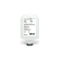 The CWS PureLine Cream Neutral 600 ml bottle was developed for daily use on sensitive skin and is provided with ingredients and product information on a white label with a transparent bottom closure.