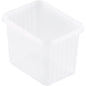 The Fixpack® rectangular with lid Transparent PP 145x110x110 from Duni GmbH is a clear storage container, ideal for organized storage. The package contains 25 pieces and is suitable for food.