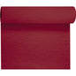 A roll of red textured wallpaper reminiscent of the luxury of the Evolin table runner Tête-à-Tête 24 m x 0.41 m (20 sections) from Duni GmbH - ideal for inspiring creative table decoration ideas.