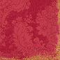A structured background in Royal Bordeaux with intricate floral and leaf patterns, finished with a yellow-golden border - ideal for Duni GmbH cell. napkins 33x33 cm, 3-ply (pack of 250 napkins).