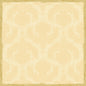 The Dunicel tablecloth 84x84 cm in royal cream by Duni GmbH (package of 20 pieces) features a beige damask design with an artistic floral pattern and a gold-colored border, ideal for an elegant table decoration in vintage style.