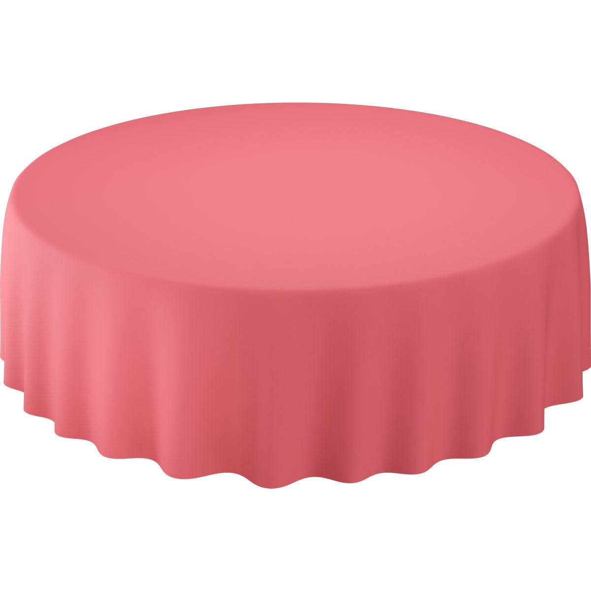The Evolin tablecloths Ø 240 cm round from Duni GmbH are made of elegant, plain pink fabric that can be beautifully draped over round tables - perfect as a stylish tablecloth for upscale occasions.