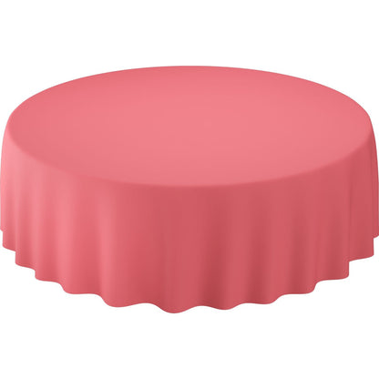 The Evolin tablecloths Ø 240 cm round from Duni GmbH are made of elegant, plain pink fabric that can be beautifully draped over round tables - perfect as a stylish tablecloth for upscale occasions.
