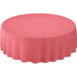 The Evolin tablecloths Ø 240 cm round from Duni GmbH are made of elegant, plain pink fabric that can be beautifully draped over round tables - perfect as a stylish tablecloth for upscale occasions.