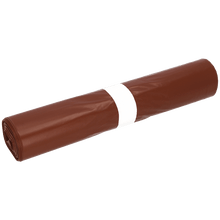A roll of EMIL DEISS KG (GmbH + Co.) DEISS 17702 - 575x1000 mm Type 60 brown | Roll (25 pieces) is tightly wrapped with a white paper band and placed on a plain white background.