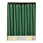 The Starpak 50 taper candles (Ø 2.2 cm, 25 cm) are uniformly shaped, carefully packed in rows, with long burning time; the label at the bottom provides quantity and product info.