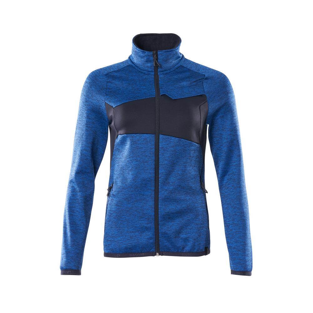Fleece pullover with zip, women's microfleece jacket