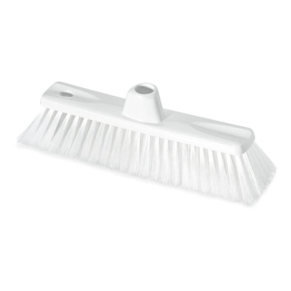 A Nölle Profi Brush HACCP fine broom 30 cm broom head with hard 0.50 mm bristles from Nölle Profi Brush Bürsten- & Pinseltechnik e.K., depicted on a plain white background.