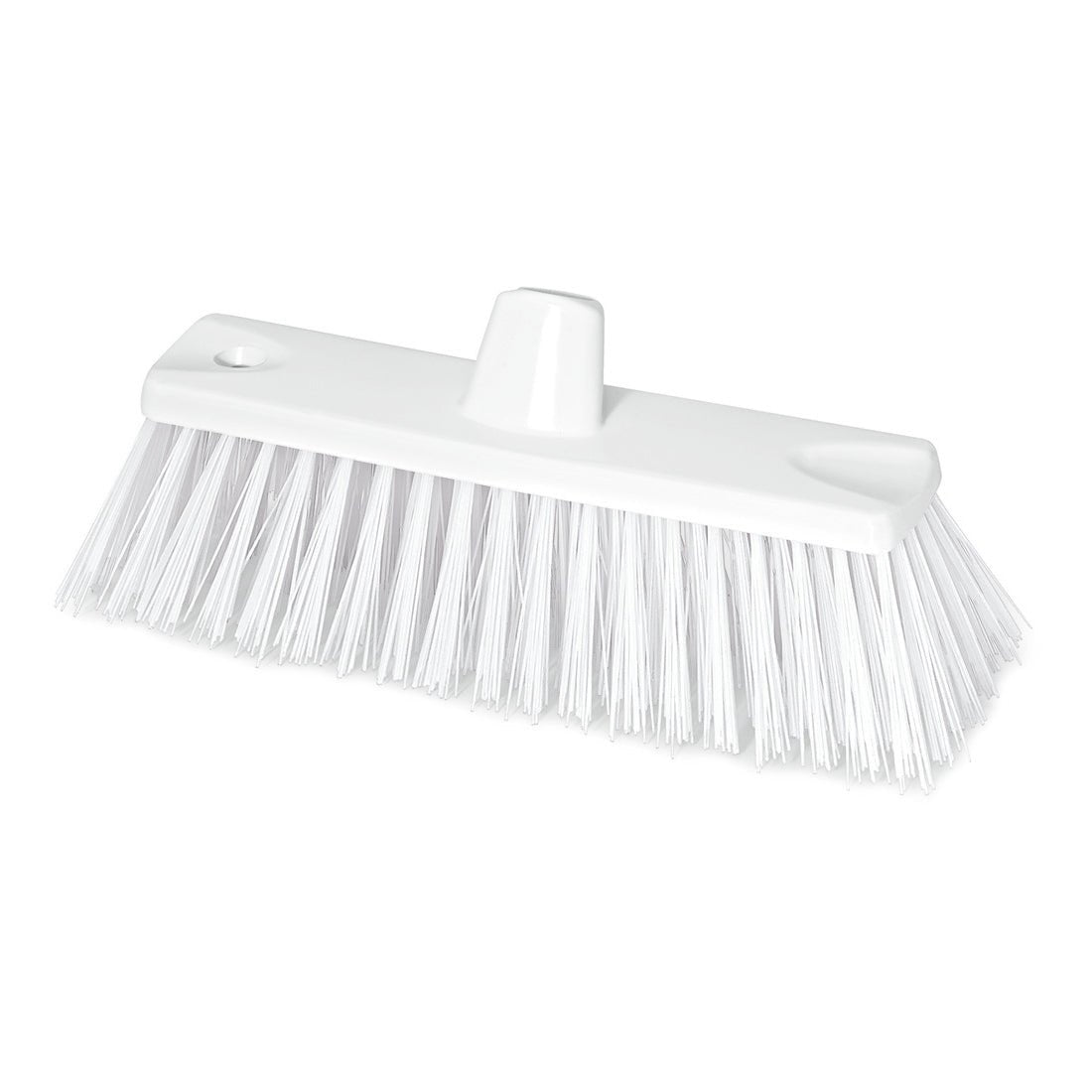 The Nölle Profi Brush HACCP coarse broom 30 cm broom head has extra hard bristles (1.00 mm), two mounting holes and is depicted on a simple white background. Brand: Nölle Profi Brush Bürsten- & Pinseltechnik e.K.