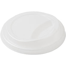 The Duni GmbH CPLA lid for 159706 in white (pack of 50 pieces) is a biodegradable, environmentally friendly coffee cup lid with a drinking opening - perfect for environmentally conscious connoisseurs.